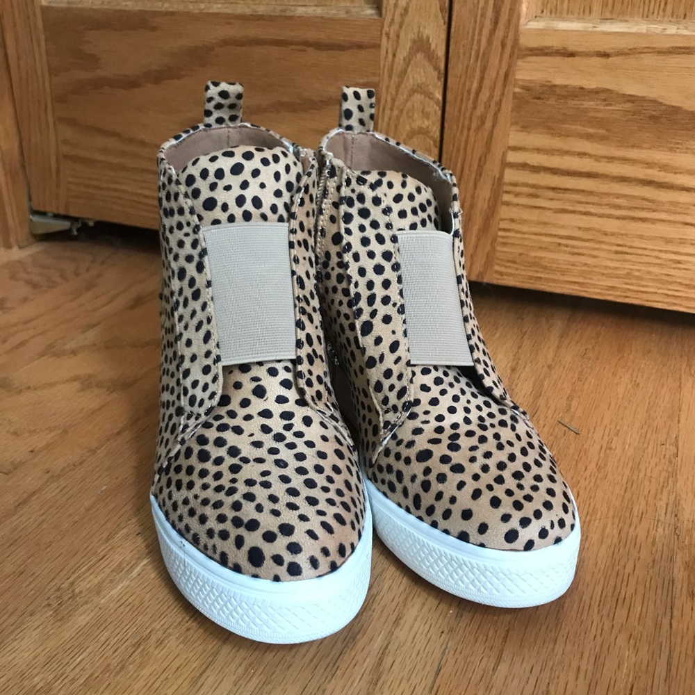 Ccocci Cheetah Heeled Sneaker